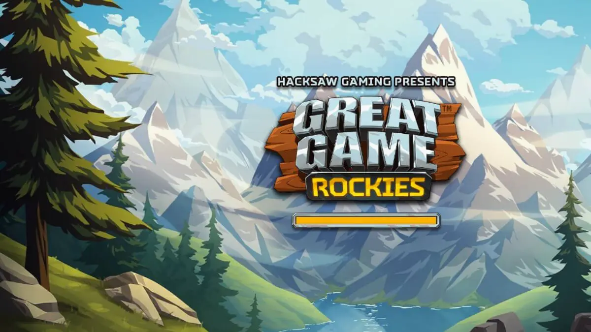 Pemandangan pegunungan dalam slot Great Game Rockies