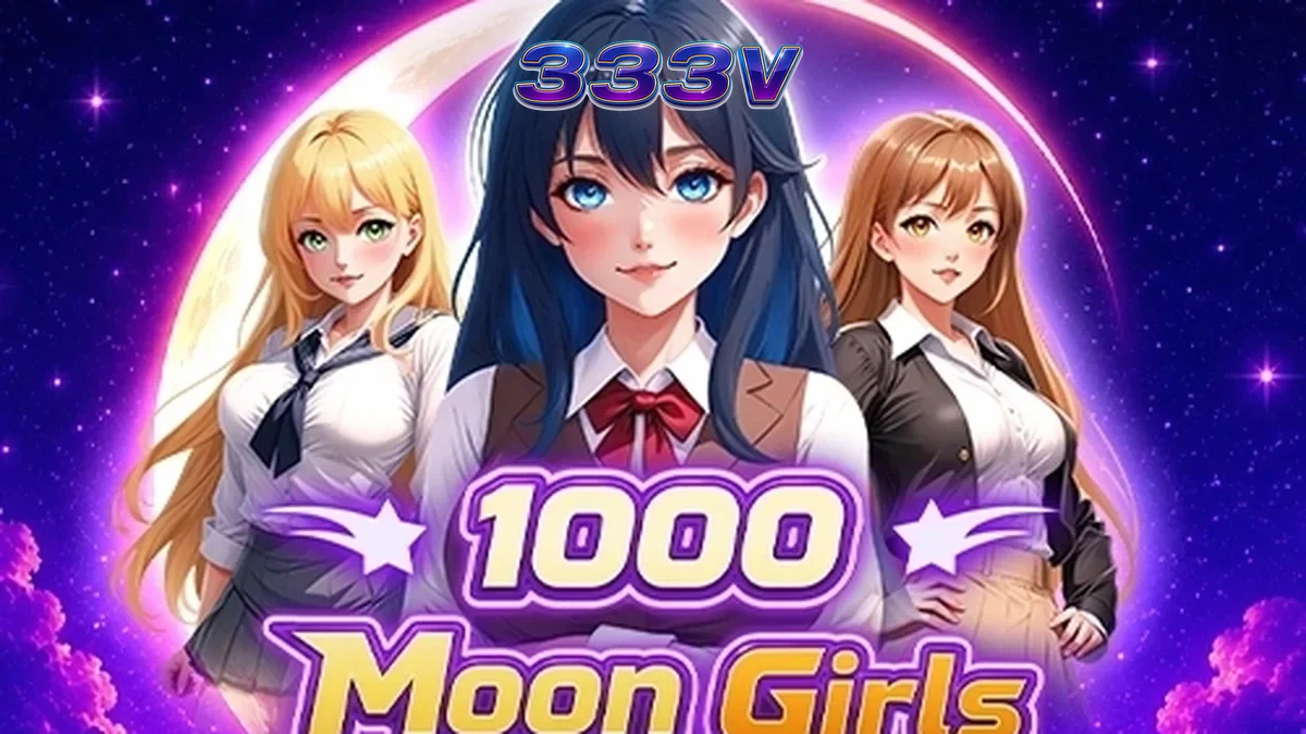 Tampilan visual slot 1000 Moon Girls dengan 7 gulungan